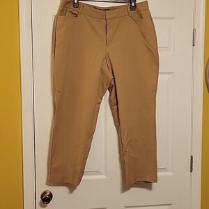 Eloquii Classic Fit Katy Pant 18V Tan